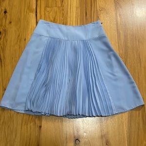 Nanette Lepore accordion light blue skirt